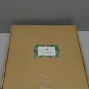 12.5" Lazy Susan for Table Top  Mother of Pearl Spinning Turntable Serving Tray, Marble Lazy Susan Organizer for Dining Table Centerpiece, Kitchen Island Decor, Bathroom Counter, Outdoor Use (White)