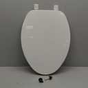 Bemis 170 Durable Plastic Toilet Seat, Elongated, White