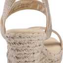 Anne Klein Women's Willa Espadrille Wedge Sandal (Beige)