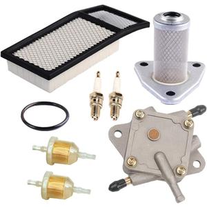 HIFROM 72368G01 Air Filter 26591G01 Oil Filter 72084-G01 Fuel Filter 72021-G01 Fuel Pump Spark Plug Kit Replacement for EZGO TXT, Medalist 4 Cycle 295cc / 350cc Golf Cart 1994-2003 Replacement Parts