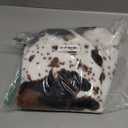 Christmas Tree Skirt Cow Print Faux Fur Folable Christmas Ring Tree Skirt for Artificial Trees Base Stand Cover Xmas Trees Decoration