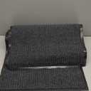 OLANLY Front Door Mat Indoor Outdoor Entrance, 2-Pack 35 x 23 Inch, Waterproof Heavy Duty Doormat, Fade Resistant, Low Profile, Easy Clean Patio Porch Welcome Floor Mats for Entry, Grey