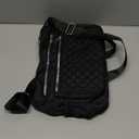 RNIEGA Crossbody Bag for Women Roomy Nylon Shoulder Bag Lightweight Zipper Daily Bag with Pockets for Travel with 3 Styles (Black)