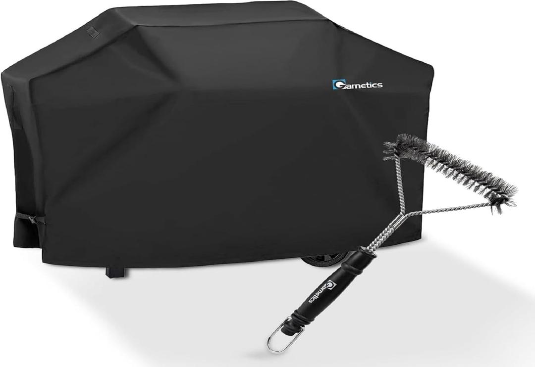 Grill Cover for Outdoor Grill 36" Griddle Cover for Blackstone Bonus Grill Cleaning Brush Included, Heavy Duty Waterproof BBQ Gas Grill Cover for Outside, UV & Fade Resistant