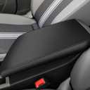 AOMSAZTO Armrest Covers for 2019-2023 Vw Volkswagen Jetta Black