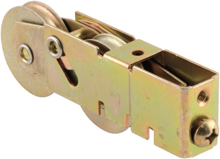 Prime-Line D 1984 1-1/2 inch Steel Ball Bearing Sliding Door Tandem Roller Assembly, Unique Back (Single Pack)