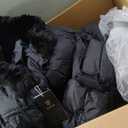 Women's Plus Size Winter Windproof Warm Down Coats Waterproof Thicken Hooded Fashions Puffer Jacket (Black) 4X