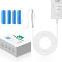 Lenink Adjustable AC Power Supply Adapter for AA Batteries, 3V to 6V, LED Lights & Decorations (White)