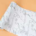 Shelf Liners for Kitchen Cabinets No Slip Drawer Liners 24 Inch Wide X 20 Ft Marble Printed Cabinet Liners Waterproof Non Adhesive Washable Cabinet Mat for Cupboard Refrigerator Shelf Pantry Bathroom