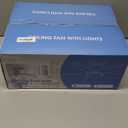 Ceiling Fans with Lights and Remote Control, 41 inch Low Profile Flush Mount Ceiling Fan, 3 CCT LED Dimmable Lights 5 Reversible Plastic Blades 6 Speeds for Bedroom Living Room, Black