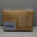 STO STO Laundry Hamper 2 Section, 100L Rolling Laundry Sorter Cart with Removable and Washable Liner Bag, Rolling Clothes Hamper with Metal Handle for Laundry Room and Bedroom, Gray