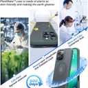 Magnetic Shockproof for iPhone 16 Pro Max Case,Skin-friendly[Compatible with MagSafe] [Military-Grade Protection]Anti-Yellow Translucent Slim Cover for iPhone 16 Pro Max Phone Case,Forest Green