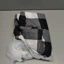 Levtex Home Merry & Bright Collection - Northern Star Duvet Cover Set - Full/Queen Duvet Cover (90 x 94in.) + Two Standard Pillow Cases (26 x 20in.) - Holiday Pine Trees - Black and White - Microfiber