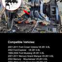 615-175 Upper Intake Manifold Kit Fits for Crown Victoria Lincoln Town Car Mercury Grand Marquis 2001-2011 Explorer Mountaineer 1999-2004 V8 4.6L Part# 3W7Z9424AA