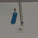 VAEHOLD Adhesive Paper Towel Holder Under Cabinet Mount, Wall Mounted Paper Towel Roll Holder for Kitchen Paper Towel, Stainless Steel (Silvery)