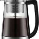 KIDISLE Percolator Coffee Pot, 10-Cup Electric Percolator Coffee Maker with Premium Stainless Steel Filter & Food-Grade Borosilicate Glass, Auto Keep Warm, No-Drip Spout, Stay-Cool Handle