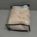 Back Sidelight Curtains Set of 2 for Entryway Adhesive No Drill Window Covering, Privacy and Light Filtering with Lace Bows (26" W x 73" L - Beige)