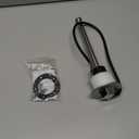 Geloo Stainless Steel Marine Fuel Sending Unit 0-190 ohms, Black, Automatic, Normally Closed, IP67 Rated (225MM-9inch)