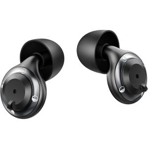 Adjustable Ear Plugs-3, Ear Plugs for Sleeping Noise Cancelling 17-35dB SNR, for Snoring, Side Sleepers, Office & Travel with 7 Single/Double Silicone Reusable earplugs and Magnetic Carry Case
