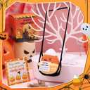 Christmas Stocking Stuffers Adopt Crochet Candy Corn Knitting Doll Gift with Gift Box Positive Card for Women