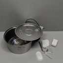 Tomxcute Cat Water Fountain, 3.2L/108oz Automatic Stainless Steel Pet Fountain Dog Water Dispenser, Ultra-Quiet Pump and 3 Replacement Filters & for Cats, Dogs, Multiple Pets