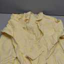 Long Sleeved Shirt Yellow Stiped Size L