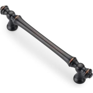 Asidrama 10 Pack 5 Inch(128mm) Oil-Rubbed Bronze Kitchen Cabinet Handles, Cabinet Pulls Kitchen Cabinet Hardware for Cupboard Drawer Handles Dresser Pulls (5" Hole Center)