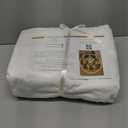 Good Sleep Bedding Split King Sheets Sets for Adjustable Bed Cotton, Luxury Sheets, Egyptian Cotton, 5 Piece 100% Cotton Split King Sheet Set, Sateen Sheets, 2 Fitted - 16" Deep Pocket, White