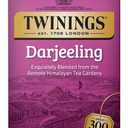 2 x Twinings Darjeeling Black Tea Individually Wrapped Bags, 20 Count (Pack of 1), Delicate Light Taste, Caffeinated, Enjoy Hot or Iced, 20 Teabags (EXP 06/29/28)