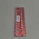 Thread Checker, 49 Nut and Bolt Thread Checker, Screw Size and Thread Identifier Gauge with 15 Standard & 15 Metric &19 Drill Bit Gauges, Bolt Size Finder for Quickly Identify Thread Sizes