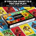 QUOKKA Basketball Fast-Paced Card Game for Kids & Adults  128 Cards & Easy Rules  Quick & Fun Matching Game  2-8 Players  Ages 8+  Perfect for Family Games Night, Travel and Parties