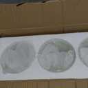 Kiven 3-Lights H-Type Track Light, Dimmable Track Mount Pendant Lighting Fixtures w/Frosted White Finish Glass Shade