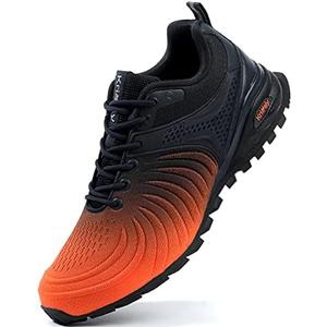 Kricely Men's Walking Shoes Breathable Lightweight Fashion Sneakers Non Slip Sport Gym Jogging Trail Running Shoes, 10.5