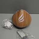 Essential Oil Scent Diffuser: 500ML Aroma Diffuser with Remote Control, Large Fragrance Aromatherapy Diffuser, Mist Humidifier with 14 Colors LED Lights and Auto-Off for Bedroom & Home (Chestnut)