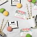 Avery Premium Wedding Guest Name Tags, Bride and Groom, No Lift No Curl, 80 Handwriteable Name Stickers