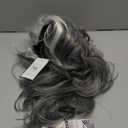 Baruisi Mens Wig Grey Long Straight Synthetic Heat Resistant Costume Cosplay Hair Wig (grey mixed white)