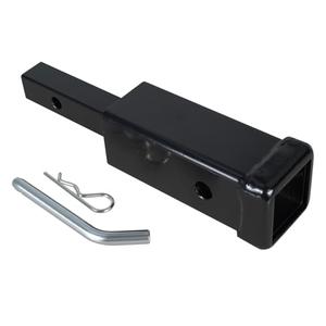 Geksion 1-1/4 to 2" Hitch Adapter Solid Shank 1.25 to 2“Hitch Adapter Include 1/2" Hitch Pin&Clip Set