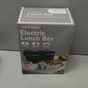 COZYEXPERT Electric-Lunch-Box-Heated-Food-Warmer 100W Heating Lunchbox for Adults 1.8L Portable Food Heater for Work/Car, 12V/24V/110-230V Lonchera Elctrica Porttil with Fork Spoon (Black)