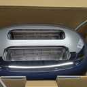 SMEG 2 Slice Toaster with 6 Presets and Defrost Function and Removable Crumb Tray (Navy)