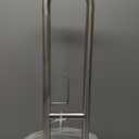 U Shaped Toilet Grab Bar 30.3 Inch, Munzong White Anti-Slip Support Rail, Flip-Up Bathroom Grab Bar with Paper Holder, Stainless Steel Knurled Handicap Safety handrails for Elderly Disabled Pregnant