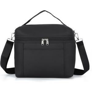 Oweisong Women Men Insulated Lunch Bag Waterproof Thermal Cooler Bag 8L Reusable Lunch Box for Work Picnic Outdoor