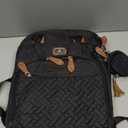 Dikaslon Diaper Bag Backpack with Portable Changing Pad, Pacifier Case and Stroller Straps, Large Unisex Baby Bags for Boys Girls, Multipurpose Travel Back Pack Moms Dads, Black