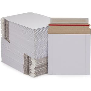 Stockroom Plus DVD Cardboard Mailers, CD Envelopes with String Closure (6 x 6.4 In, 100 Pack)