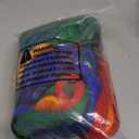 ColorGround Long Curly Cosplay Wig with 2 Ponytails(Rainbow Color)