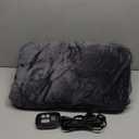 Electric Heated Blanket Full Size 72x84 Inch - Super Soft Flannel, 10 Heat Settings, 1-12H Auto Shut Off, Machine Washable, Easy Controller, Perfect for Winter Warmth - Charcoal Gray