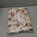 Red Floral Duvet Cover Set Reversible 100% Cotton Duvet Cover Queen 3 PCS Chic Garden Bedding Set Mini Floral Comforter Cover Soft Breathable for All Seasons (Red, Queen)