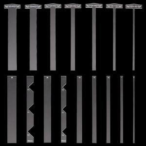 NBEADS 16 Pcs Book Cover Guide, Acrylic Bookbinding Ruler Bookbinding Easy Scrapbooking Tool Book Cover Making Kit for Album Journal Planner Book Cover Making