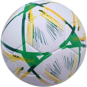 League Soccer Ball Size 5 hermally Bonded Match Ball with Seamless Stiching - Professional High Grade PU Leather - Official Match Weight (01)