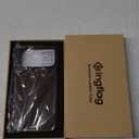 Premium Pebbled Leather Case Compatible with iPhone 17 Pro Max 6.9", Soft Top Grain Leather, Compatible with MagSafe, Metal Buttons and Camera Bezel (Brown)