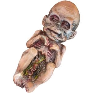 NUOBESTY Halloween Haunted Doll Scary Haunted House Adornment Ghost Baby Decoration Halloween Baby Doll Haunted House Decoration Prop Scary Ghost Babies Ornament Creepy Zombie Baby